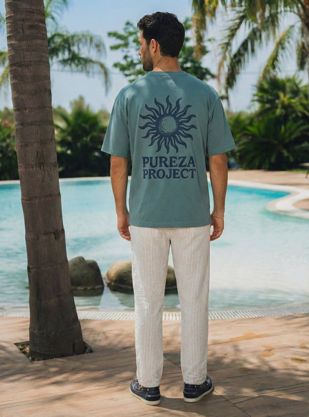 The Sun Blue TEE