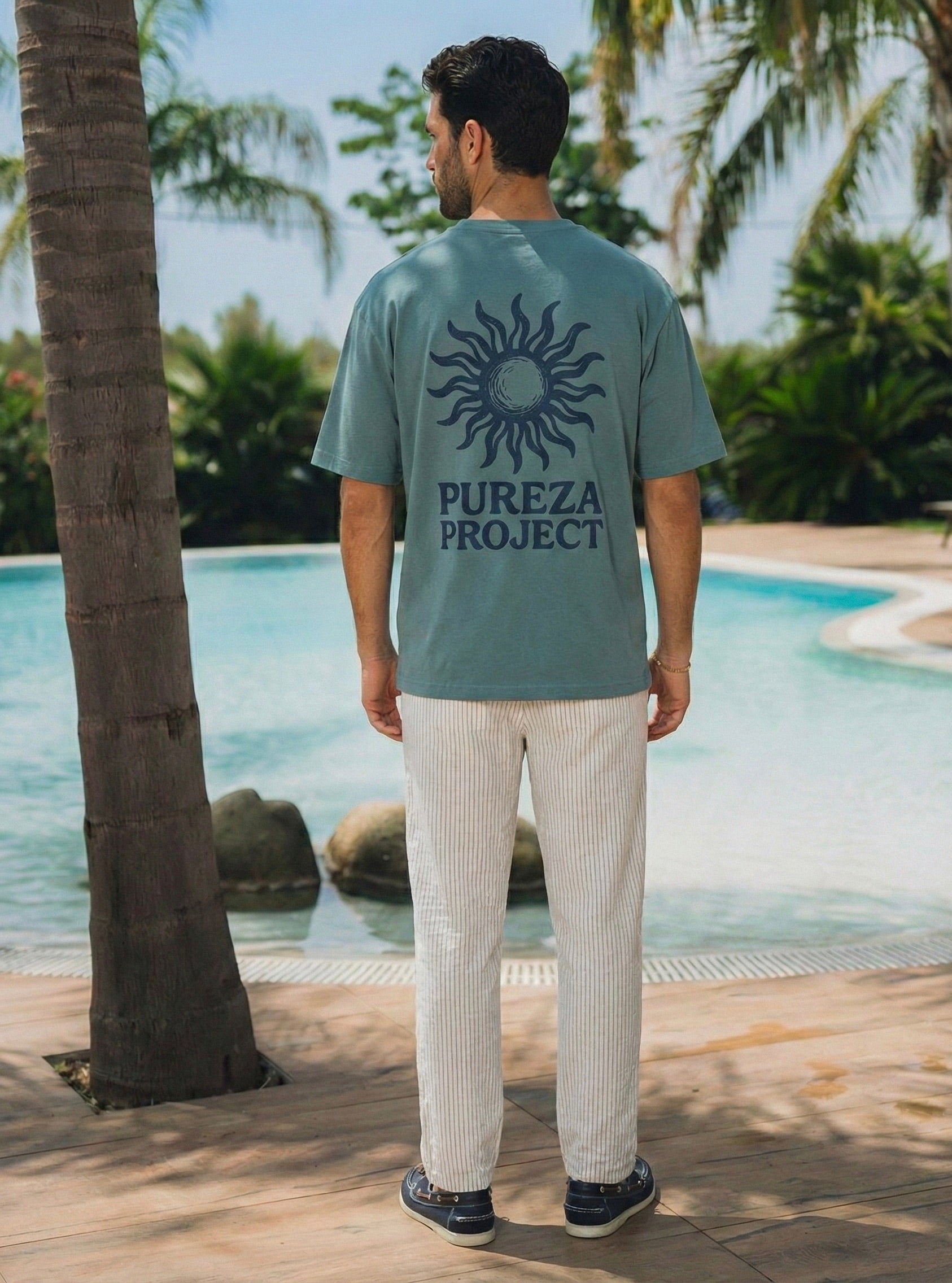 The Sun Blue TEE