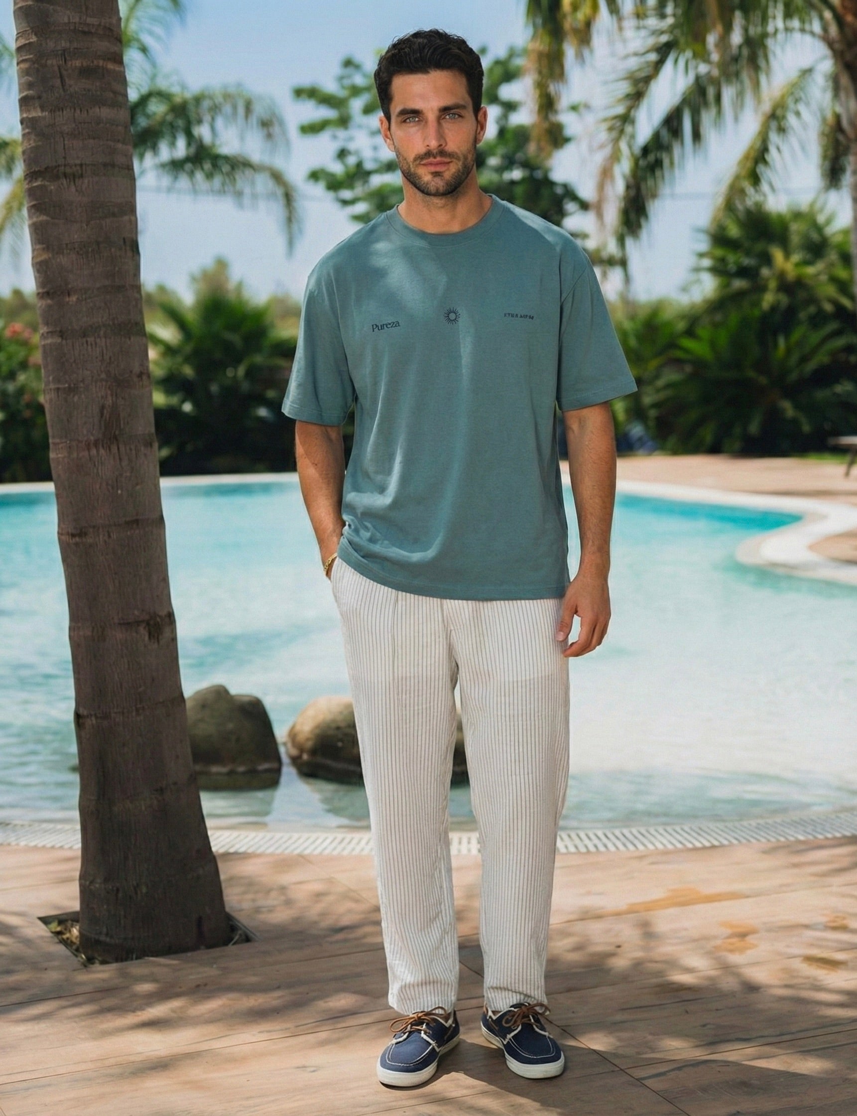 The Sun Blue TEE